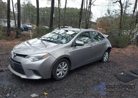 2015 Toyota Corolla Le из США, поврежденный, VIN 2T1BURHE8FC288592